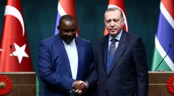 Cumhurbaşkanı Erdoğan Gambiya Cumhurbaşkanı ile görüştü