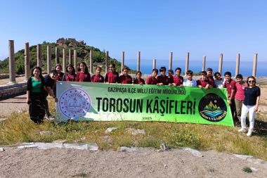 Gazipaşalı öğrenciler tarihe yolculuk yaptı