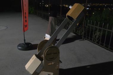 Isparta'da üniversite öğrencileri gözlem şenliği için amatör teleskop yaptı