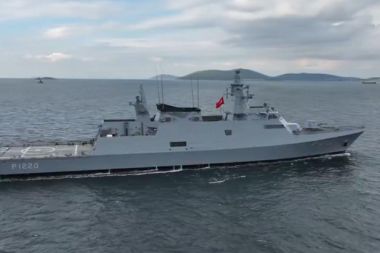 TCG AKHİSAR ilk seyrine çıktı