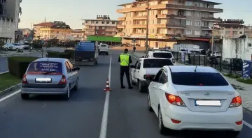 Alanya'da 23 araca trafikten men edildi