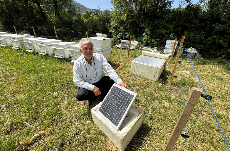 Arıcılardan ayılara karşı elektrikli tel önlemi