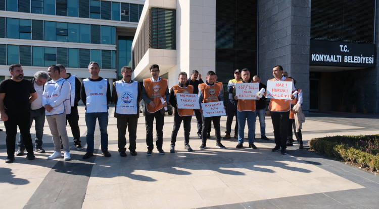 Konyaaltı’da maaş krizi devam ediyor