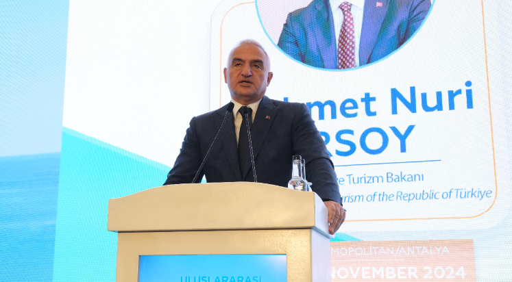 Bakan Ersoy, “14. Uluslararası Resort Turizm Kongresi’nde” konuştu: