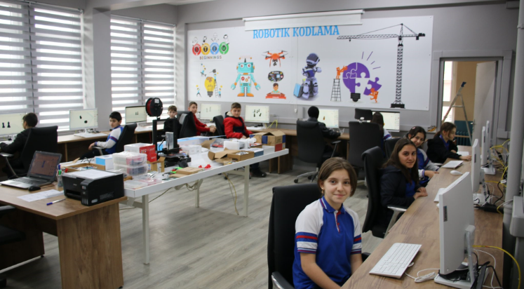 Robotik kodlama sınıfı hayata geçti